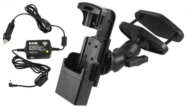 RAM Mounts - RAM-247-4-B-IN19PCU - UNPKD RAM CN50 DOCK AVEC BASE CARREE 4Inch