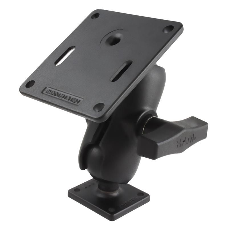 RAM Mounts - RAM-347U-B-2461 - RAM mount amps vesa plate