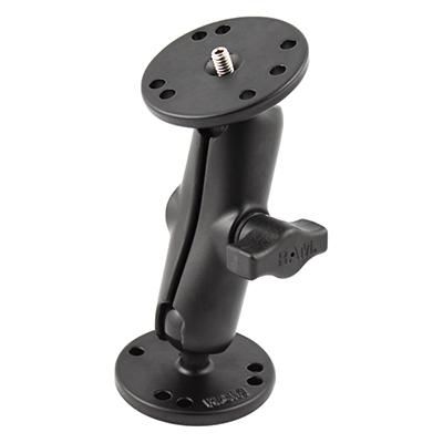 RAM Mounts - RAM-B-101-A - RAM 1Inch MOUNTS W/2 BASES ONE W/1/4-20 STUD