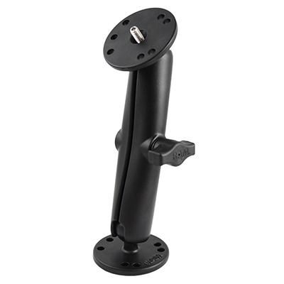 RAM Mounts - RAM-B-101-C-A - UPKD RAM 1Inch MNT W/2 BASES 1-W/1/4-20 STD