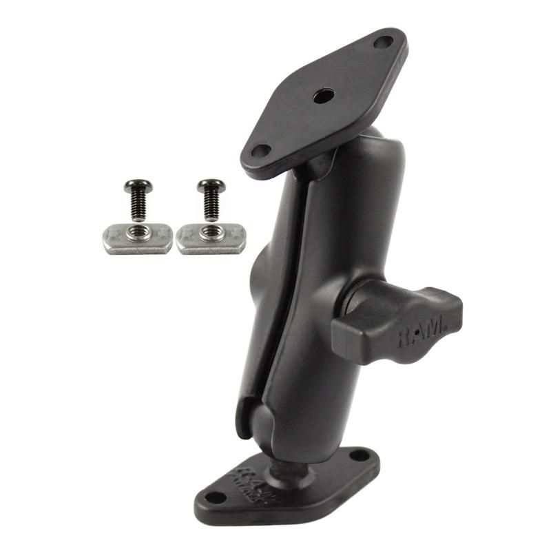 RAM Mounts - RAM-B-102-FP2U - UNPKD DIAMANT BASE FLAT PANEL 3/8Inch LONG