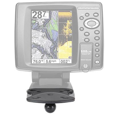 RAM Mounts - RAM-B-107BU - RAM 1Inch BASE POUR HUMMINBIRD et APELCO 97