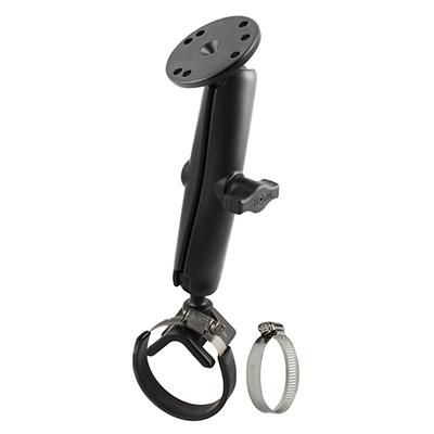 RAM Mounts - RAM-B-108-C - RAM W/STD BASE V BASE W/STRAPS LONG