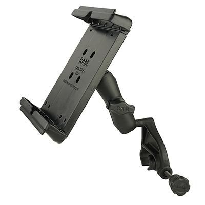 RAM Mounts - RAM-B-121-TAB12U - UNPKD RAM TAB-TITE HOLDER FOR 8" TABLETS WITH YOKE CLAMP