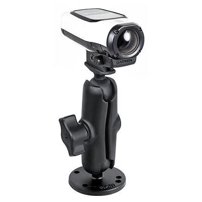 RAM Mounts - RAM-B-138-GA63U - UNPKD RAM MOUNT GARMIN VIRB Drill-Down Mount with Garmin VIRB Camera Adapter, Camera, Passive holder, Indoor,Outdoor, Black