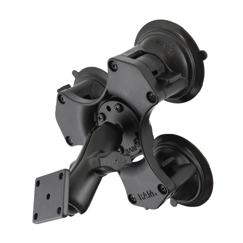 RAM Mounts - RAM-B-139U-224 - Unpkd Ram Mount w/ amps base