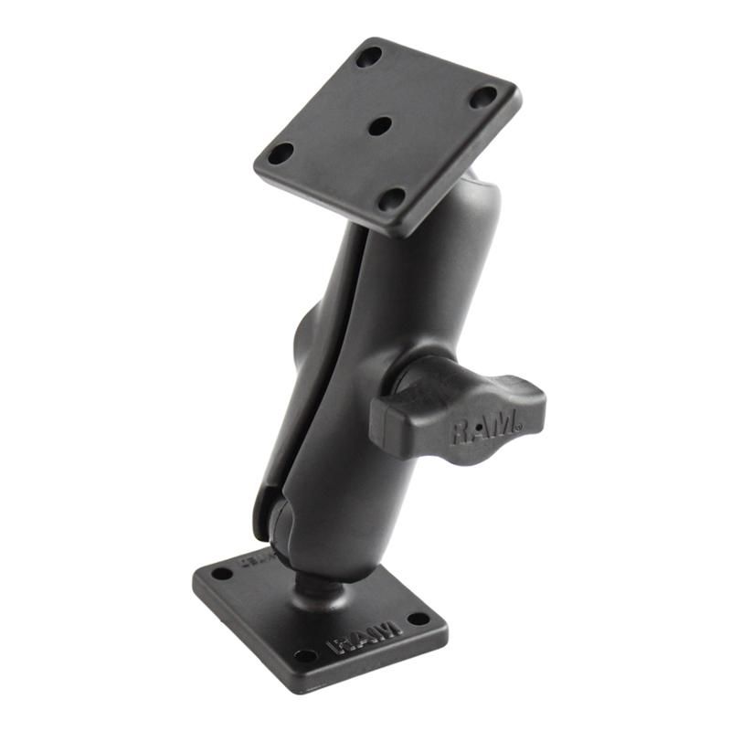 RAM Mounts - RAM-B-141U - Unpkd Ram Mount w/ 2 qty. AMPS