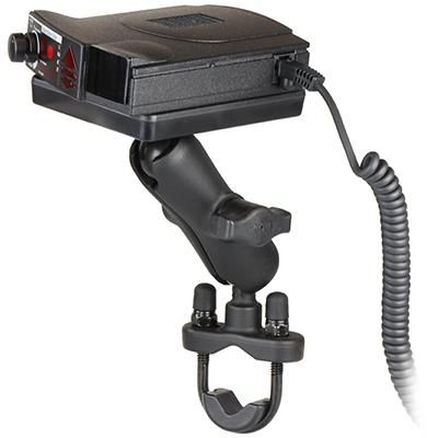 RAM Mounts - RAM-B-149Z-300-1U - UNPKD RAM MOTO POWER PLATE Power Plate III Support pour détecteur de radar avec base à boulon en U pour guidon, Radar, Support actif,