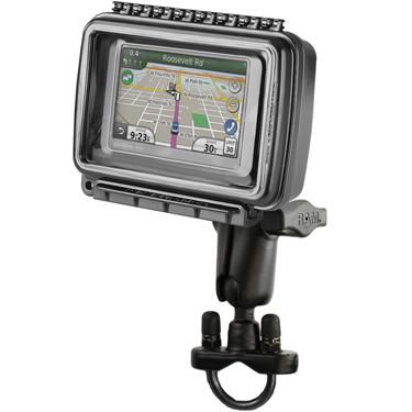 RAM Mounts - RAM-B-149Z-AQ6U - UNPKD RAM U-BOLT MOUNT AQUA BOX MED SQ.