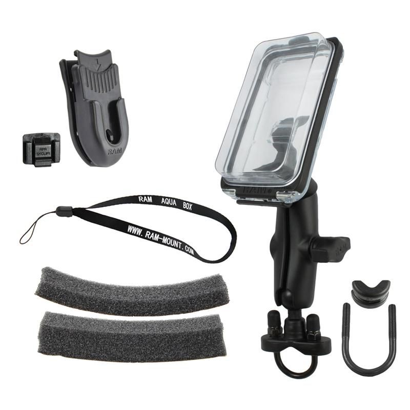 RAM Mounts - RAM-B-149Z-AQ7-1U - UNPKD RAM RAIL MOUNT AQUA BOX PRO 10
