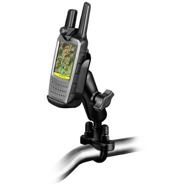 RAM Mounts - RAM-B-149Z-GA47 - RAM U-BOLT GARMIN RINO 610 650 Guidon U-Bolt Double Ball Mount for Garmin Rino 610, 650 and 655t, Bicycle,Motorcycle, Passive, Garmin,