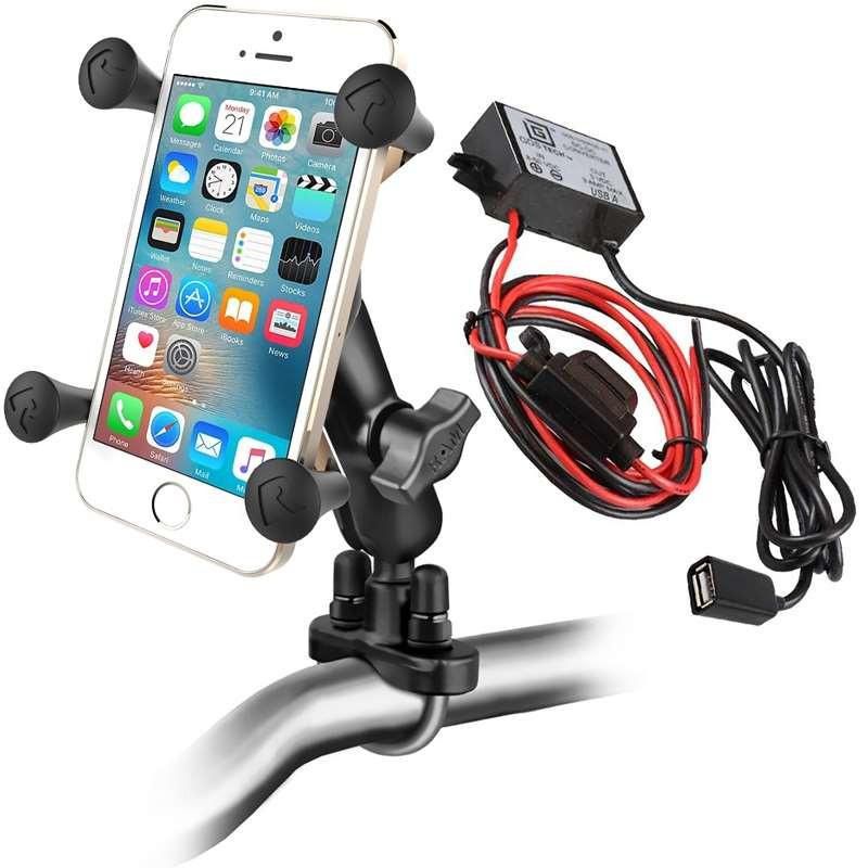 RAM Mounts - RAM-B-149Z-UN7PV2U - RAM MICRO USB RAIL U-BOLT MOUNT RAM X-GRIP