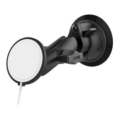 RAM Mounts - RAM-B-166-AP-MAGU - UNPKD RAM SUCTION MOUNT FOR APPLE MAG SAFE