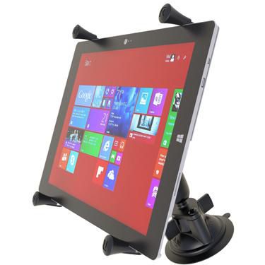 RAM Mounts - RAM-B-166-UN11U - Kit Suct. XL- X-Grip, B-size X-Grip Large Tablet Mount with Twist-Lock Suction Cup Base, Tablet/UMPC, Black