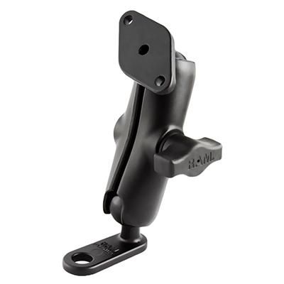 RAM Mounts - RAM-B-179 - RAM 11MM MOTO FLAT MNT W/ DIA BASE