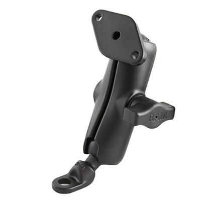 RAM Mounts - RAM-B-180 - RAM 9MM MOTO ANGL MNT W/ DIA BASE