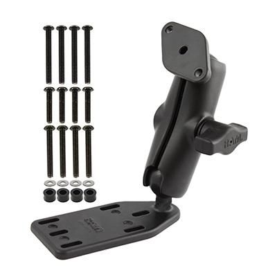RAM Mounts - RAM-B-183U - UNPKD RAM SIDE RESIVOIR MNT W/ DIA BASE
