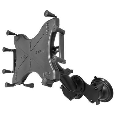 RAM Mounts - RAM-B-189-C-UN9U - UNPKD RAM DBL SUCT MNT C ARM 10" RAM X-GRIP