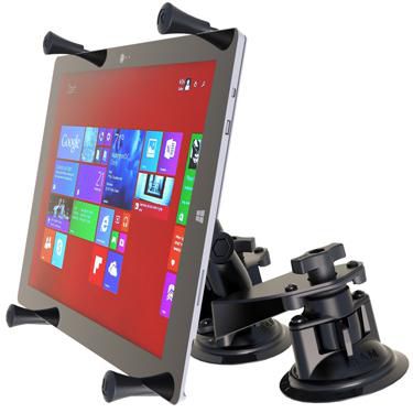 RAM Mounts - RAM-B-189-PIV1-UN11U - UNPKD RAM DBL SUCT MNT ARM 12Inch RAM X-GRIP