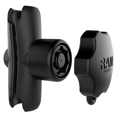 RAM Mounts - RAM-B-201-SU - UNPKD RAM SEC DBL SOCKET ARM FOR 1Inch BALL
