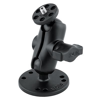 RAM Mounts - RAM-B-202-A-366U - UNPKD. RAM 2 7/16Inch DIA BASE W/ 1/4Inch-20