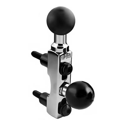 RAM Mounts - RAM-B-309-2CH - Base chromée pour guidon de vélo