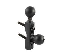 RAM Mounts - RAM-B-309-6U - UNPKD RAM MODULAR MOTO BASE W/DBL BALL