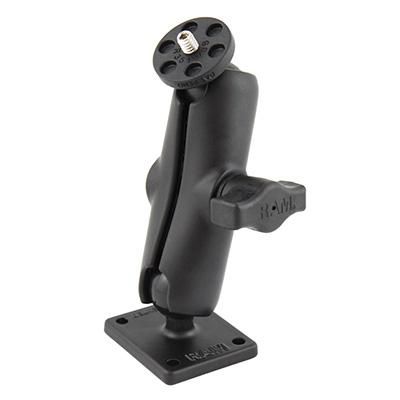 RAM Mounts - RAM-B-347-366U - Unpkd Ram Mount w/ amps base