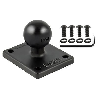 RAM Mounts - RAM-B-347U-TOM1 - UNPKD. RAM 2Inch X 1.7Inch BASE AMPS HOLE PAT