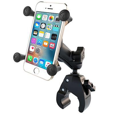 RAM Mounts - RAM-B-400-HOL-UN7BU - RAM X-GRIP W/TOUGHCLAW Support pour téléphone X-Grip avec base à petite pince Tough-Claw, Téléphone mobile/Smartphone, Support passif,
