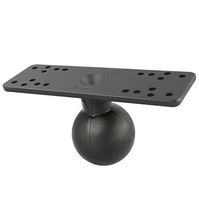 RAM Mounts - RAM-D-115BU - UNPKD RAM D SIZE MARINE ELETRONICS BASE 6.25Inch X 2Inch