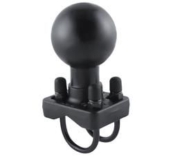 RAM Mounts - RAM-D-235U - BOULE TAILLE D 2,25", 2 BOULONS AVEC SOCLE POUR MONTAGE SUR TUBE DE 0,75" À 1,25