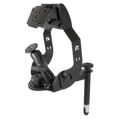 RAM Mounts - RAM-DIS-MDT2-8-101 - RAM MDT DISPLAY MNT W FLANGE BALL SOCKET
