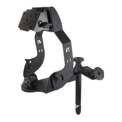 RAM Mounts - RAM-DIS-MDT2-8-SW1 - RAM MDT DISPLAY MNT W/ FLANGE SING SWING