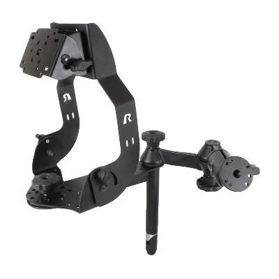 RAM Mounts - RAM-DIS-MDT2-8-SW2 - RAM MDT DISPLAY MNT W/ FLANGE DBL SWING