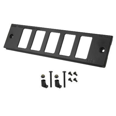 RAM Mounts - RAM-FP2-S5-0830-1450 - S05 ram five switch faceplate (façade de cinq interrupteurs)