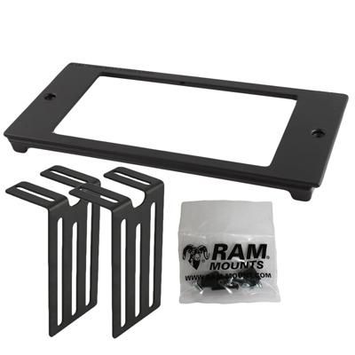RAM Mounts - RAM-FP4-6630-3430 - B87 RAM FACEPLATE CUSTOM POUR CONSOLE