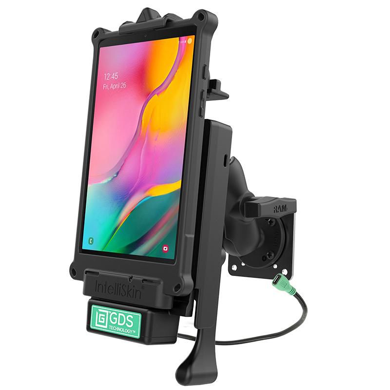 RAM Mounts - RAM-GDS-101LB-OMT2-SAM55-V7B1U - UNPKD RAM GDS LOCKING DOCK BUNDLE INTELLISKIN POUR SAMSUNG TAB A 8.0 SM-T290, T295 W/ BACKING PLATE