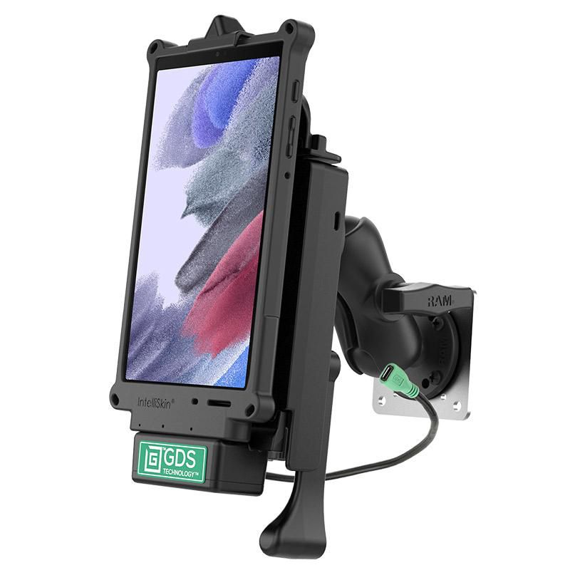 RAM Mounts - RAM-GDS-101LB-OMT2-SAM80-V7B1U - UNPKD RAM GDS LOCKING DOCK BUNDLE INTELLISKIN POUR SAMSUNG TAB A7 8.7 SM-T220 et SM-T225 W/ BACKING PLATE