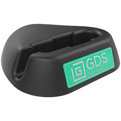 RAM Mounts - RAM-GDS-DOCK-AD2U - UNPKD GDS SNAP CON STAND GDS Desktop Stand for GDS Snap-Con with Integrated USB 2.0 Cable, Universal, USB, Black,vert