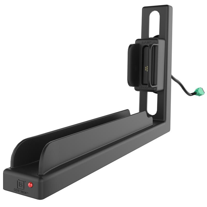 RAM Mounts - RAM-GDS-DOCK-G7M-NGU - UNPKD RAM SLIDE DOCK FOR INTELLISKIN NEXT GEN L BRACKT MAGNETIC Slide Dock, Tablet/UMPC, Indoor, Black