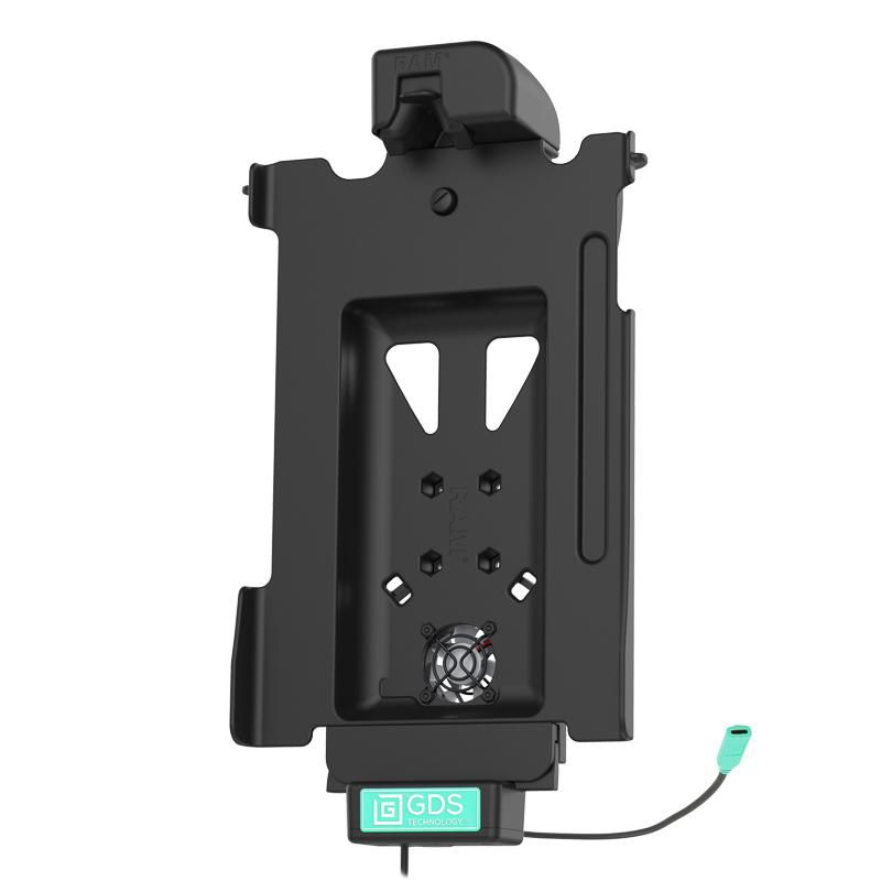 RAM Mounts - RAM-GDS-DOCKF-SAM78CU - GDS STATION D'ACCUEIL VEHICULE USBC AVEC VENTILATEUR POUR SAMSUNG TAB S7 12.4" SM-T970