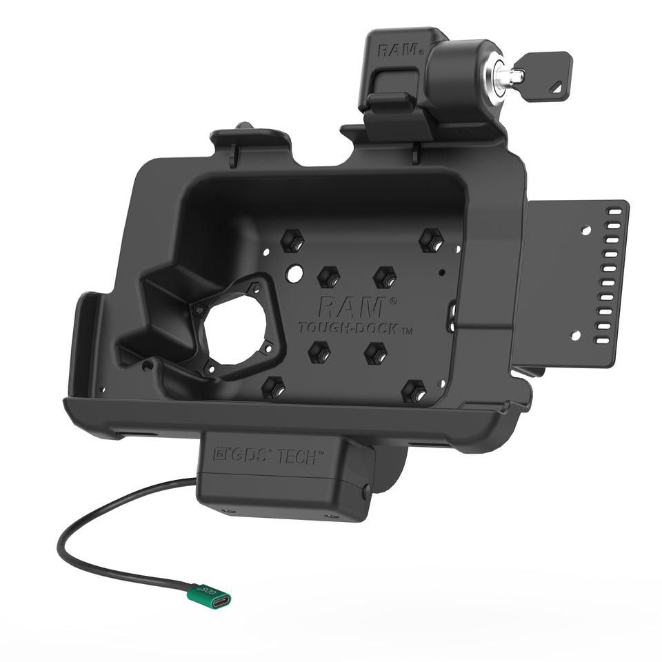 RAM Mounts - RAM-GDS-DOCKL-ZE20PU - Station d'accueil GDS® verrouillable pour tablette Zebra ET4x 8" avec IntelliSkin®.