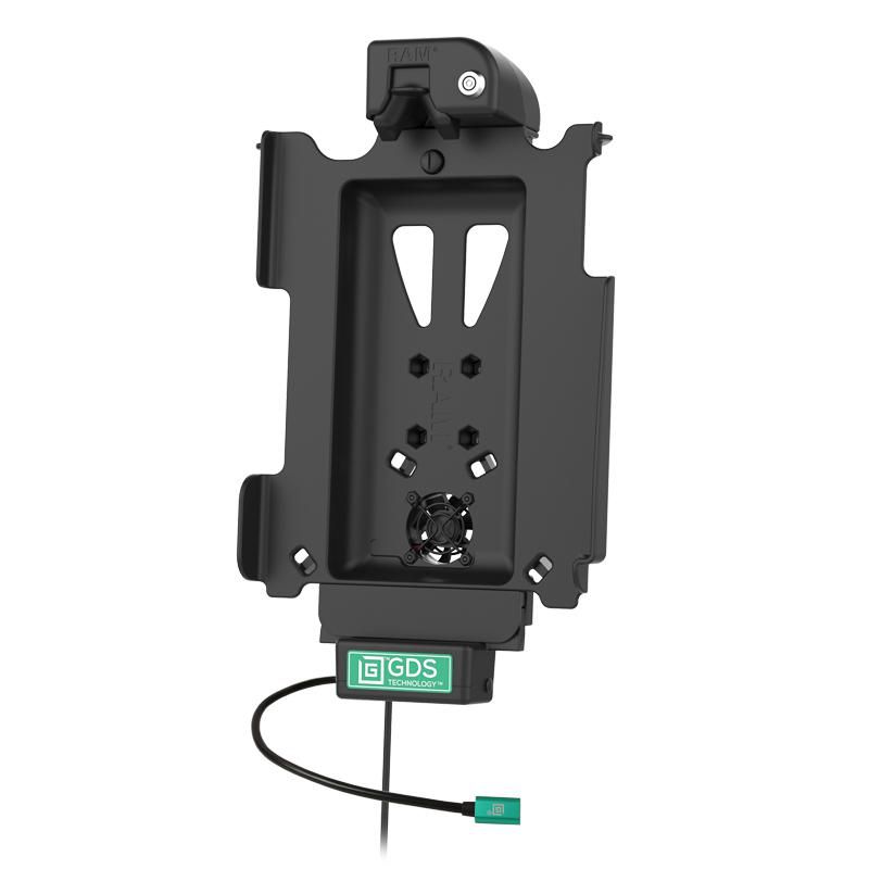 RAM Mounts - RAM-GDS-DOCKLF-AP32CPU - GDS station d'accueil pour vehicule USBC HIGH SPEED W/ FAN FOR INTELLISKIN NG FOR APPLE IPAD 11" 1ST and 2ND GEN and AIR 4TH GEN