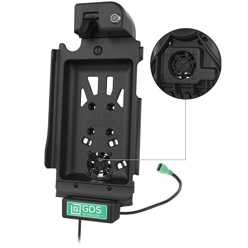 RAM Mounts - RAM-GDS-DOCKLF-SAM55U - Gds station d'accueil pour vehicule mUSB