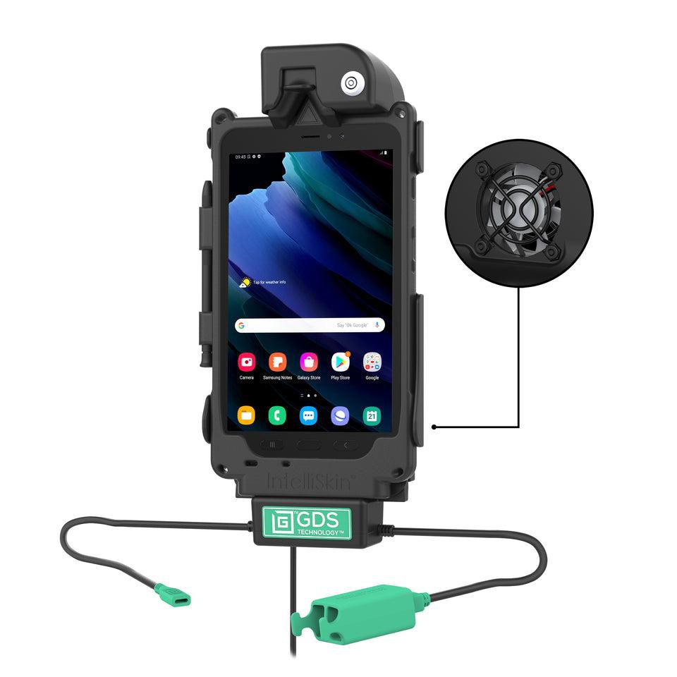 RAM Mounts - RAM-GDS-DOCKLF-SAM62CD2U - UNPKD GDS station d'accueil pour vehicule avec ventilateur USBC et DUAL PERIPHERAL DATA POUR SAMSUNG TAB ACTIVE2 et TAB ACTIVE3