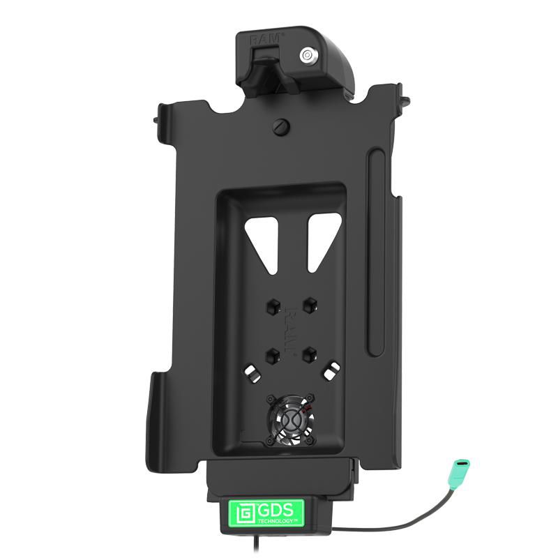 RAM Mounts - RAM-GDS-DOCKLF-SAM78CU - GDS STATION D'ACCUEIL POUR VEHICULE USBC AVEC VENTILATEUR POUR SAMSUNG TAB S7, 12.4" SM-T970