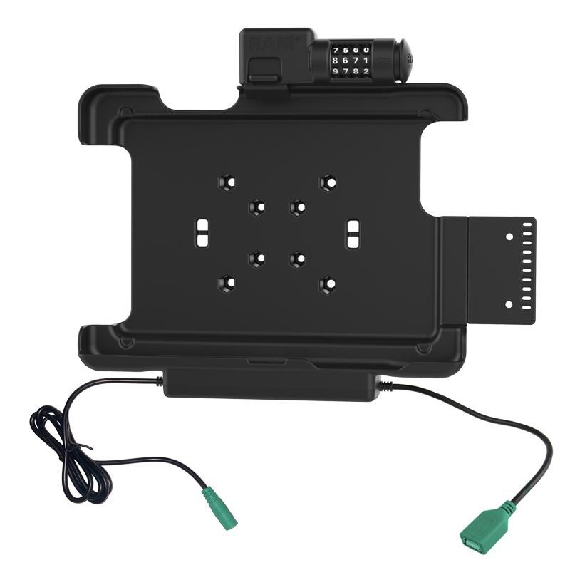 RAM Mounts - RAM-HOL-HON9PDCLU - RAM POWER and DATA SPRING LOADED COMBO LOCK CRADLE FOR HONEYWELL RT10 SERIES TABLETS