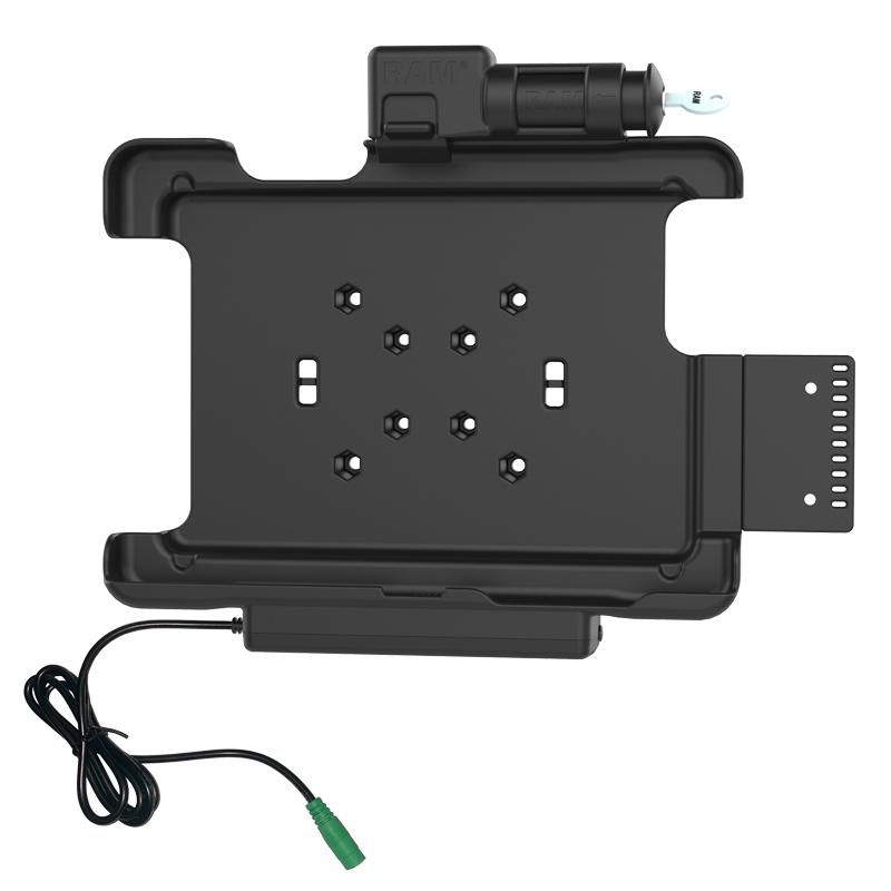 RAM Mounts - RAM-HOL-HON9PKLU - RAM Mounts RAM POWER ONLY KEYED LOCK  SPRING LOADED CRADLE FOR  HONEYWELL RT10 SERIES TABLETS