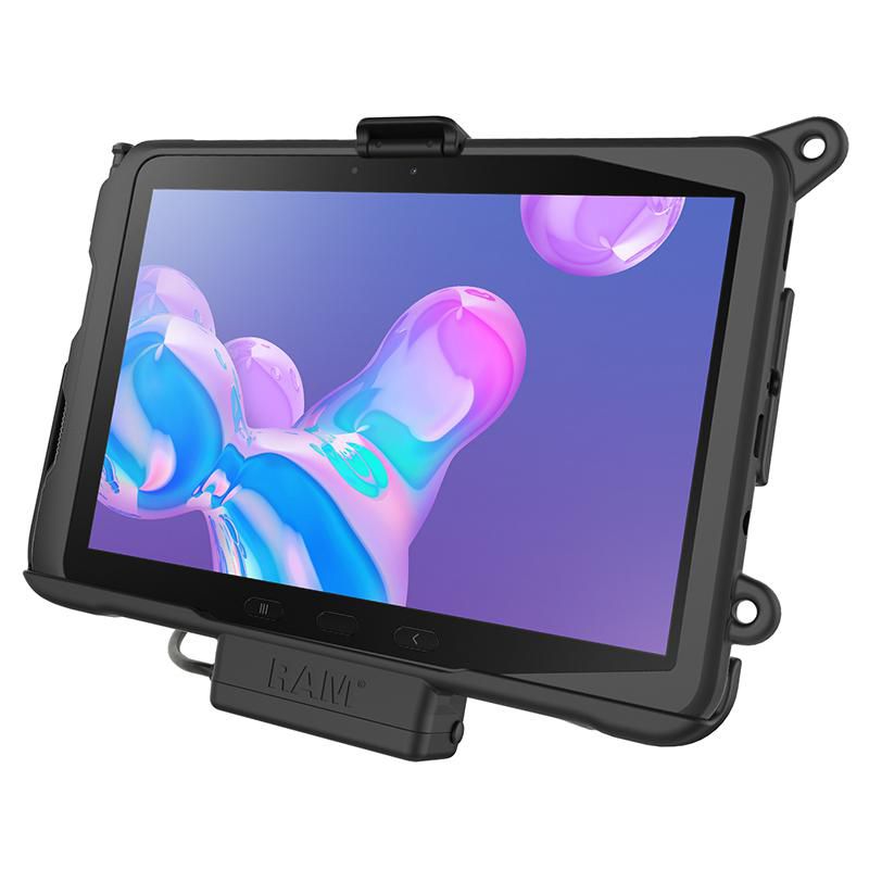 RAM Mounts - RAM-HOL-SAM52PU - UNPKD EZ-ROLL R DOCK POWER ONLY FOR SAMSUNG TAB ACTIVE PRO